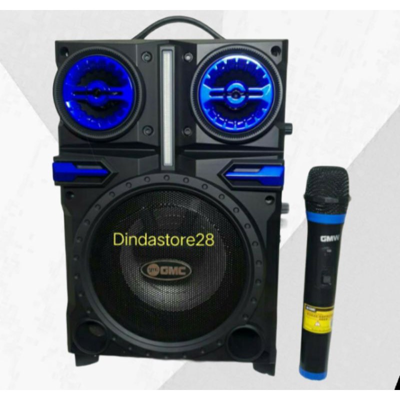 Speaker Portable GMC 897Q Bluetooth + Mic Wireless Extra Power Sound