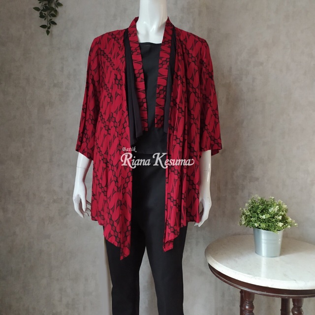  Batik  Outer  Bahan  Katun Paris  Batik  Riana Kesuma 