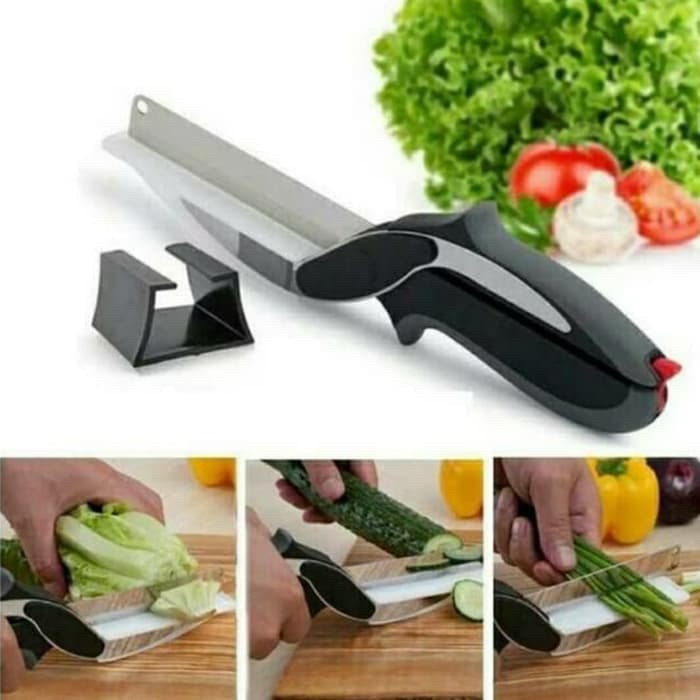 Gunting sayur plus telenan KITCHEN HOUSE AD-1465K