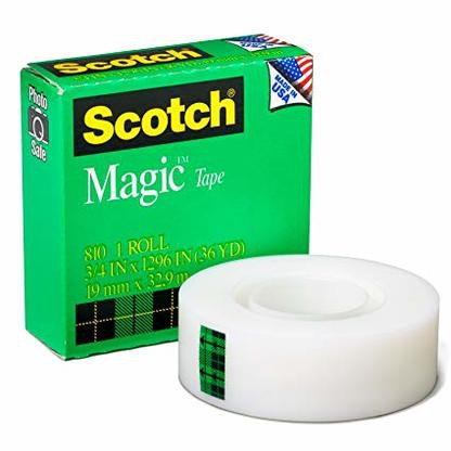 

3 M Magic Tape 3/4 " x 32.9m, 1"x 32.9m
