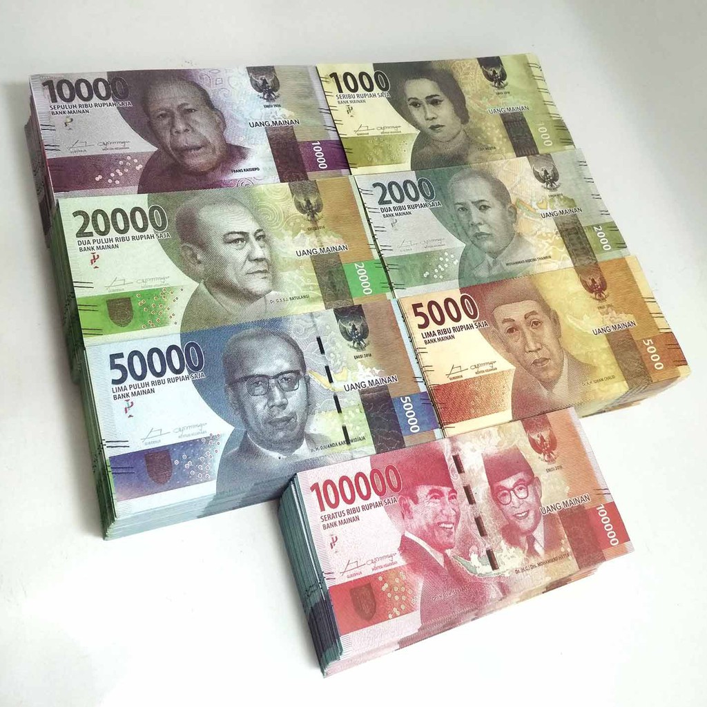 UANG MAINAN,REPLIKA UANG,MAHAR UANG,CRAFT, SCRAPBOOK,BAHAN MAHAR