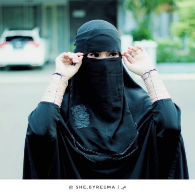 NIQAB WARDAH (Niqab Poni 3 Layer)
