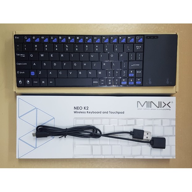 Minix Neo K2 - wireless keyboard + touchpad (f/ Android TV Box, tablet, smartphone, PC, laptop)
