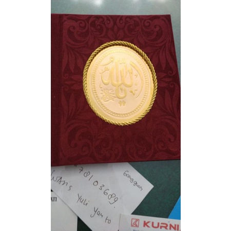 

cover yasin sampul hardcover untuk majmu Syarif ukuran 2 cm tipe tambang tipe topengan