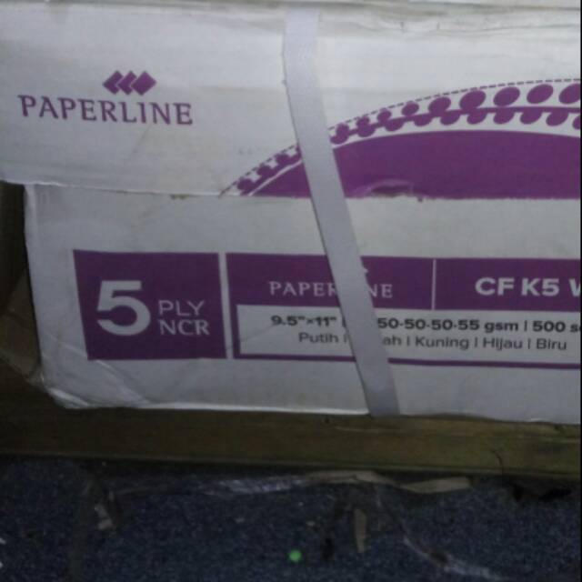 

Continous Form 9,5"x11" Rangkap 5 (K5 Warna) sinar dunia / paperline