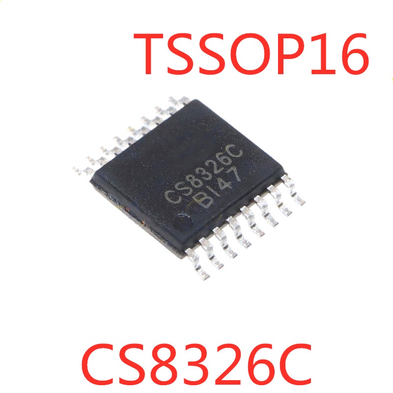 5pcs / LOT Sparepart Komponen Elektronik chip IC xqx ^ CS8326C CS8326 Tsop-16 SMD Class R audio amplifier