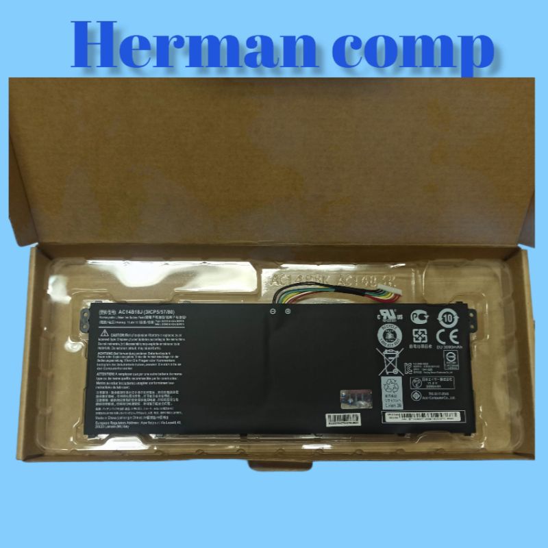 Original Baterai Acer E11 E3 ES1-111 V3-111 E3-111 E3-112 ES1-511 AC14B18J