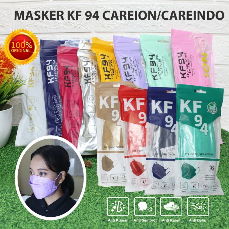 Masker KF94 Careion / Masker Korea 4ply KF94 Careindo