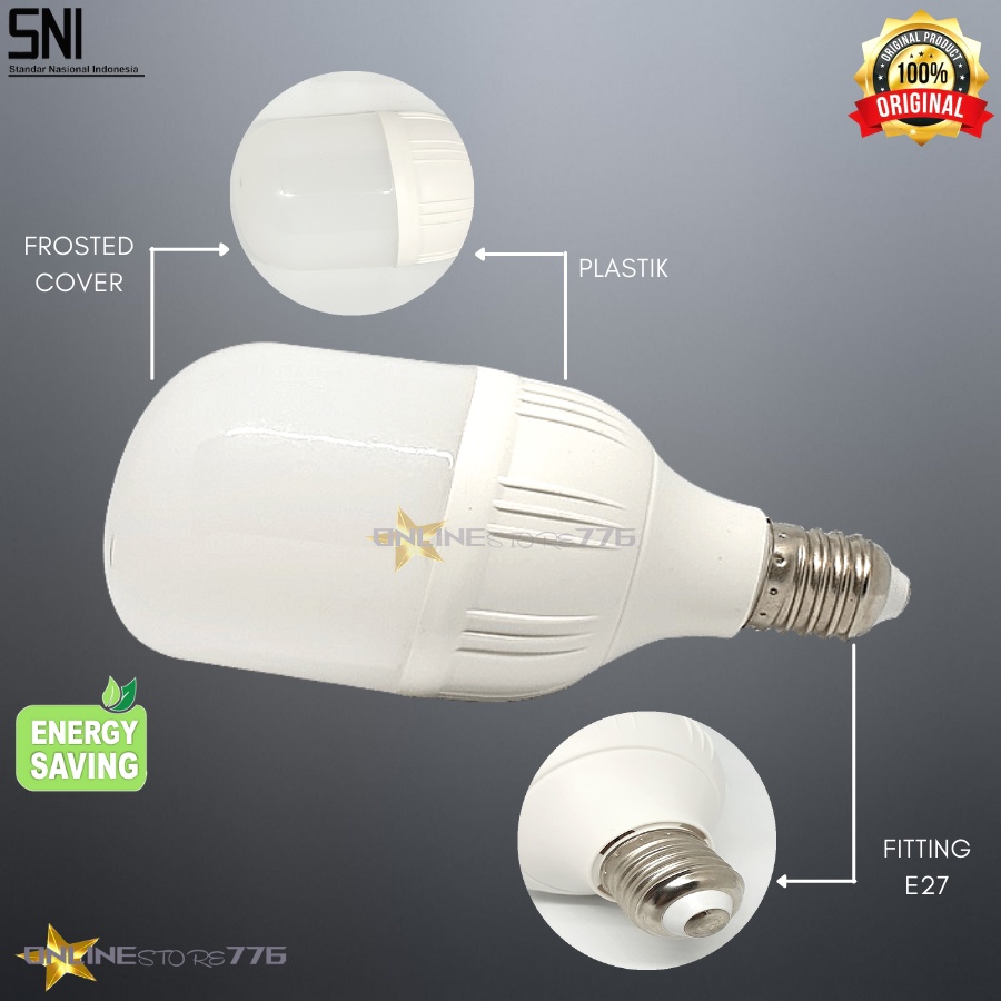 Lampu LED 20Watt YUSCO/TINTIN/SUKASUKA/PANALED Bohlam LED YUSCO 20 Watt LED 20Watt Cahaya Putih