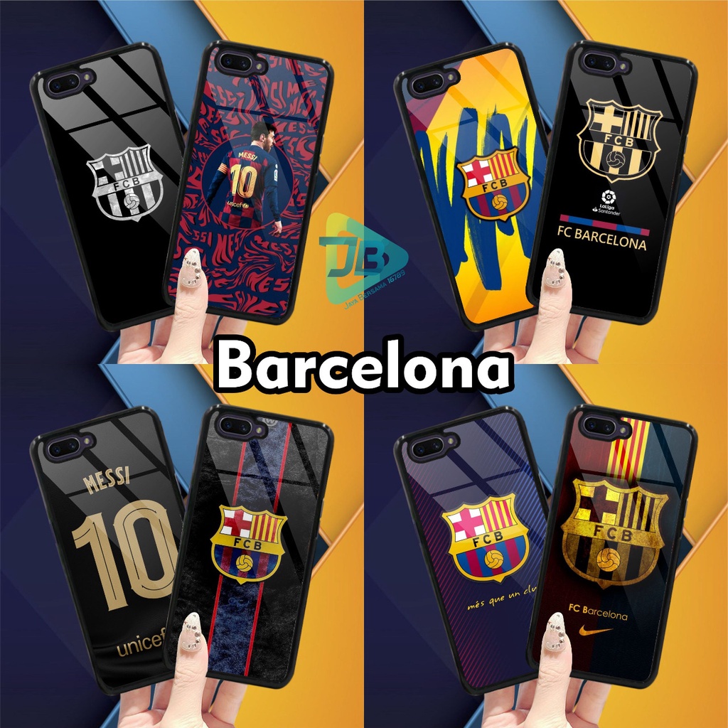 HARDCASE 2D GLOSSY BARCELONA OPPO VIVO XIAOMI SAMSUNG REALME IPHONE ALL TYPE JB4704