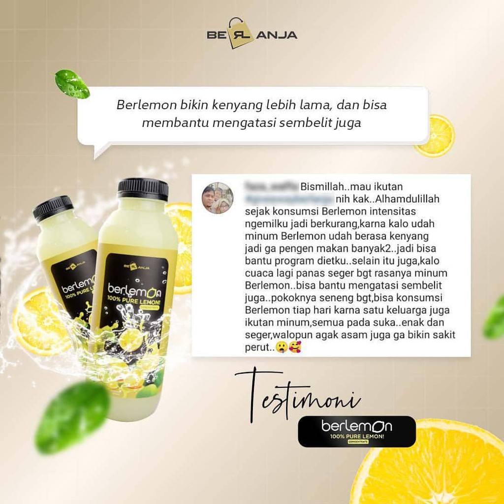 Lemon B Erl Minuman Berlemon | Minuman Kesehatan