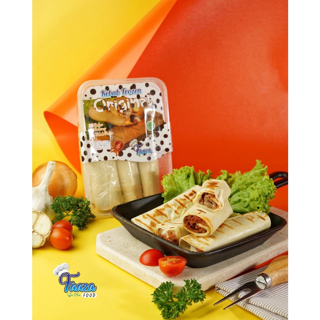 

KEBAB FROZEN FAAZA FOOD - ORIGINAL - FULL DAGING SAPI ENAK & HALAL