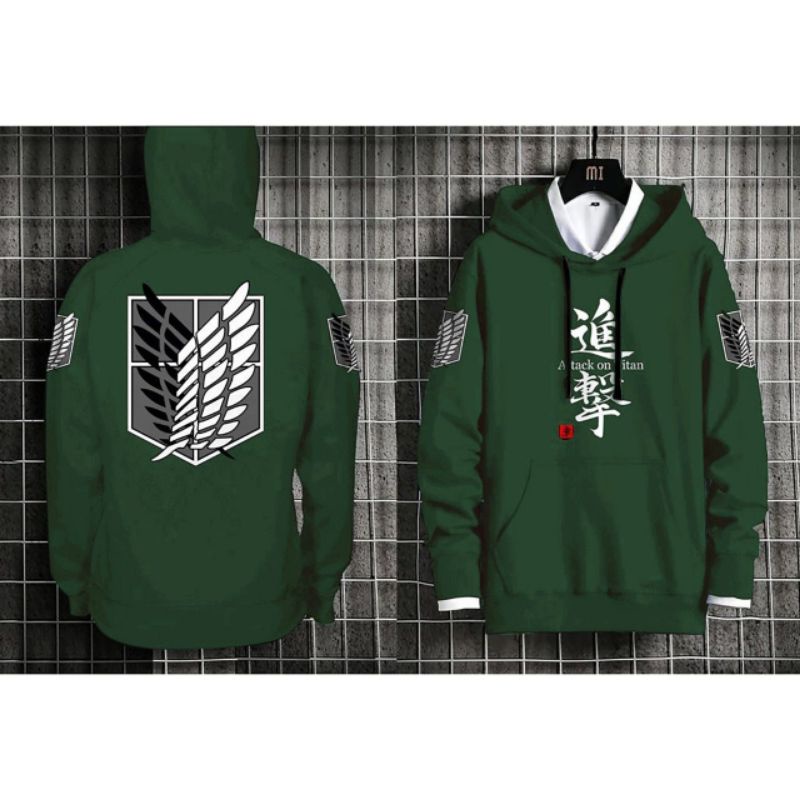 HOODIE PRIA DISTRO SWEATER PREMIUM KEKINIAN ATTACK ON TITAN FASHION