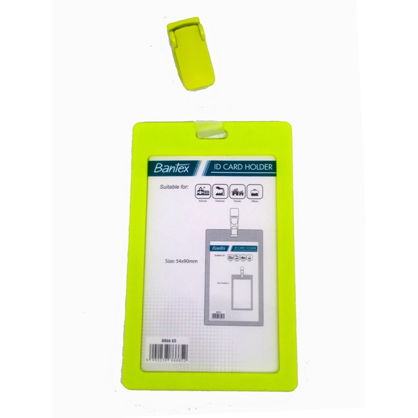 

Gramedia Medan - Bantex Id Card Portrait + Clip 8866 65Lime