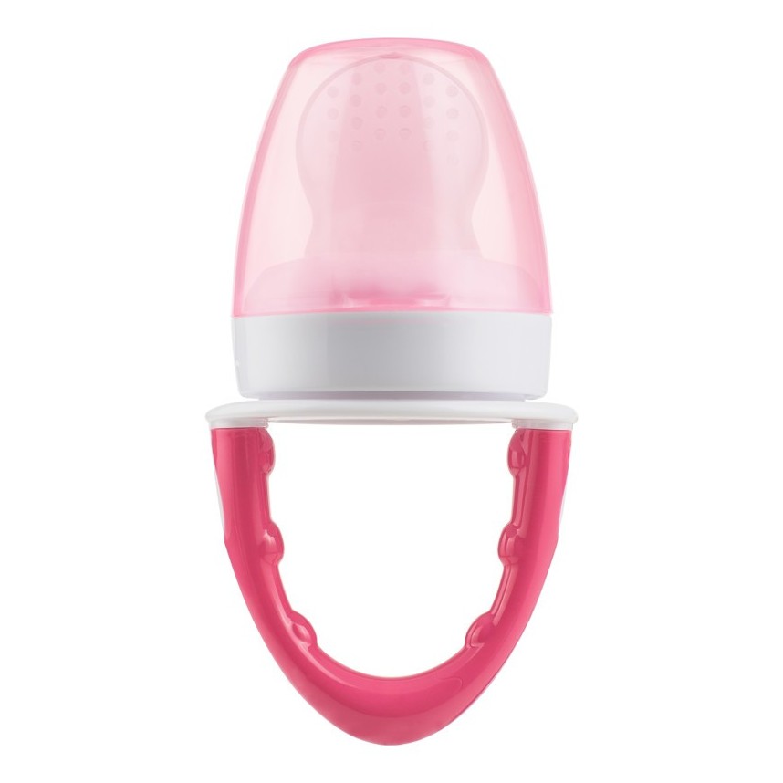 Dr. Brown's Fresh Firsts Silicone Feeder Pink Merah Muda