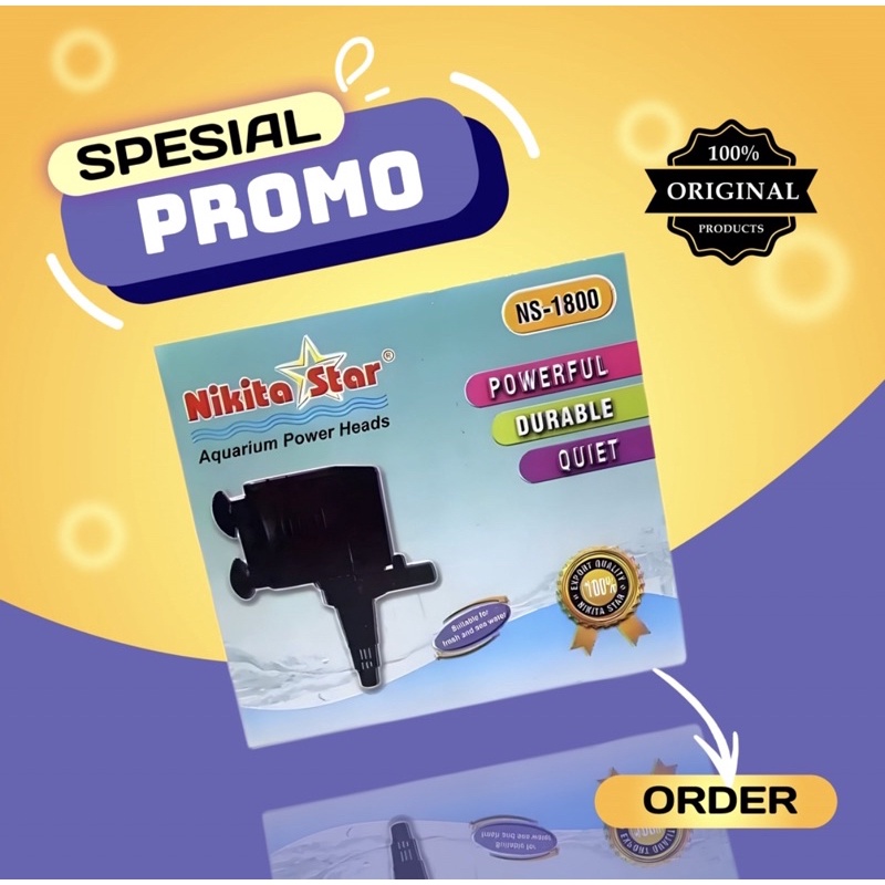 Power Head NIKITA STAR 1800 NS1800 AQUARIUM