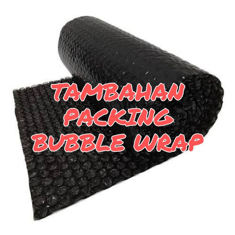 

TAMBAHAN PACKING BUBBLE WRAP (KHUSUS YANG ORDER DI TOKO KAMI)