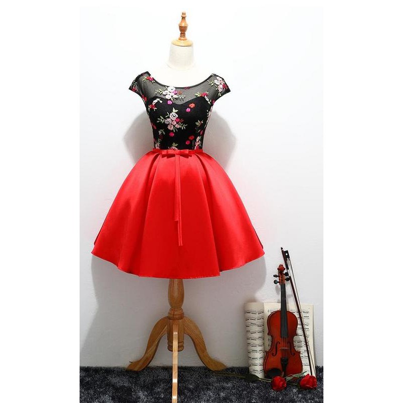 Gaun Pengantin 0700717 Hitam Merah Wedding Gown Wedding Dress