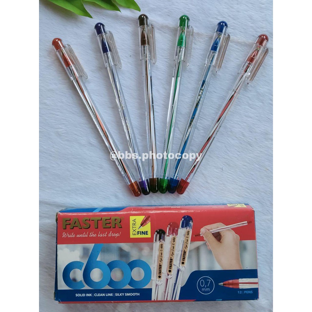 

Pulpen Faster C600 Biru