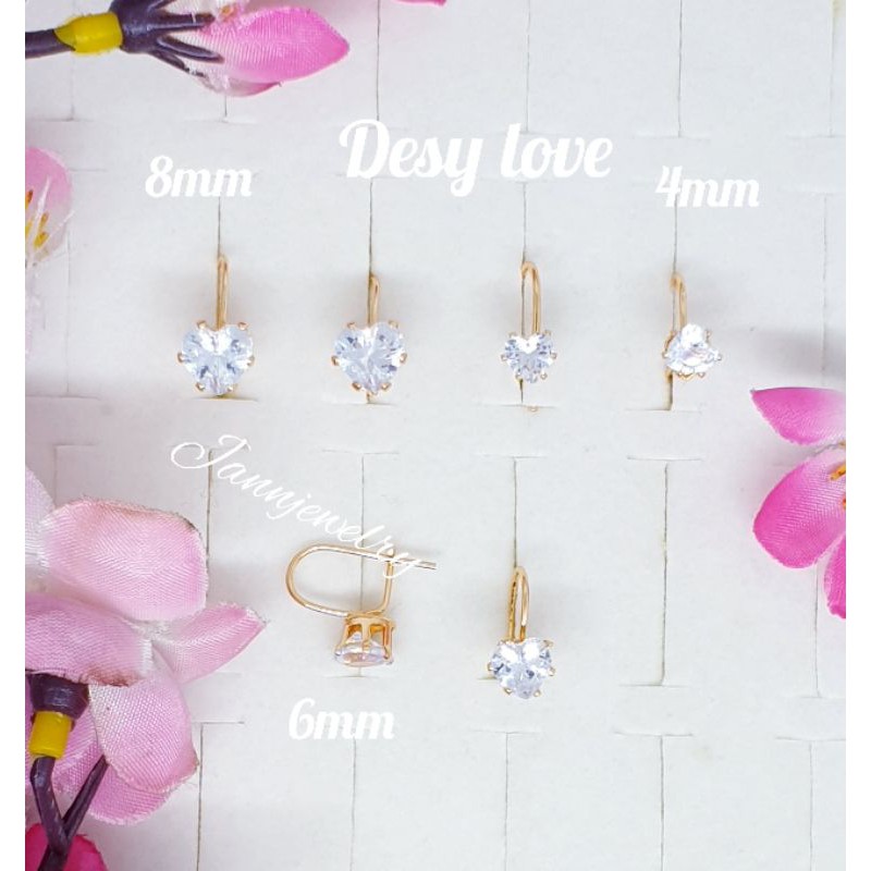 anting desy permata &amp; pentol aneka ukuran