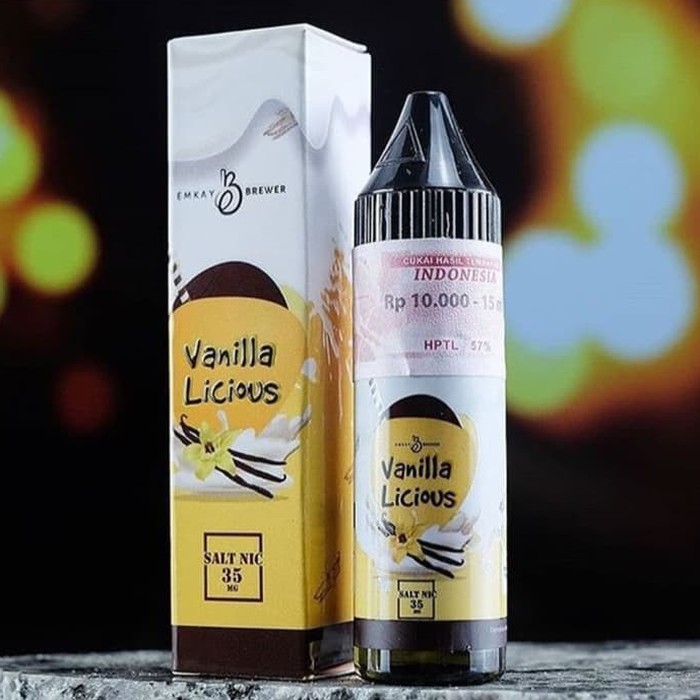 Jual Liquid Vanilla Licious Salt Nic Ml Shopee Indonesia