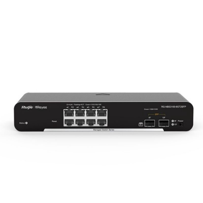 RUIJIE RG-NBS3100-8GT2SFP L2 Gigabit Cloud Managed Switch 8