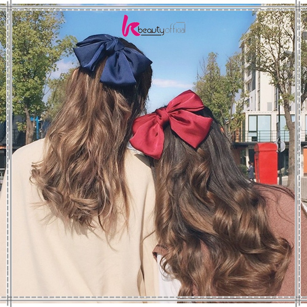 KB-C160 Ikat Rambut Pita Besar Kuncir Rambut Hairband Aksesoris Wanita Kunciran Rambut Korea Style-4