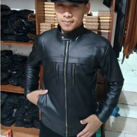 Jaket Kulit Asli Pria Racing Elegant Brownie ARL 033 Silverstone RFLA Ariel Noah 90