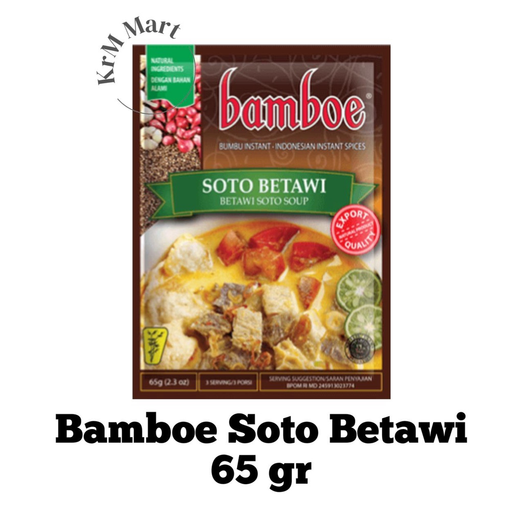 

Bamboe Soto Betawi bumbu instan masakan dapur varian nusantara