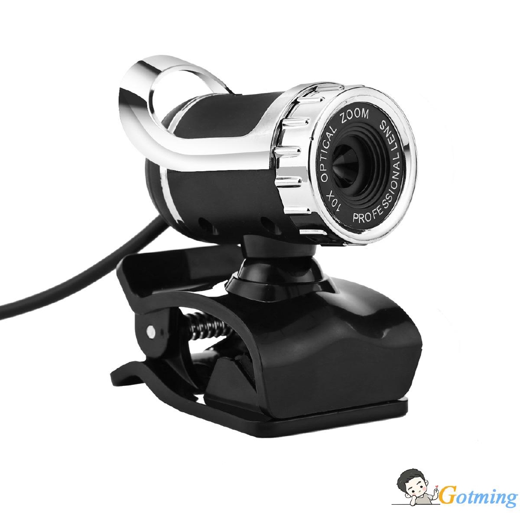 Mini 5MP HD Camera Web Cam USB 2.0 Webcam w// Mic Clip on for PC Laptop Computer