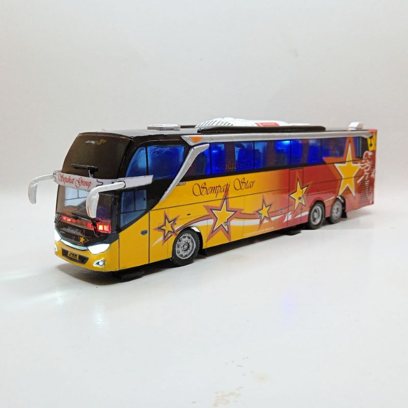 Jual Miniatur Bus Sempati Star Body Newjb Tronton Full Lampu Shopee