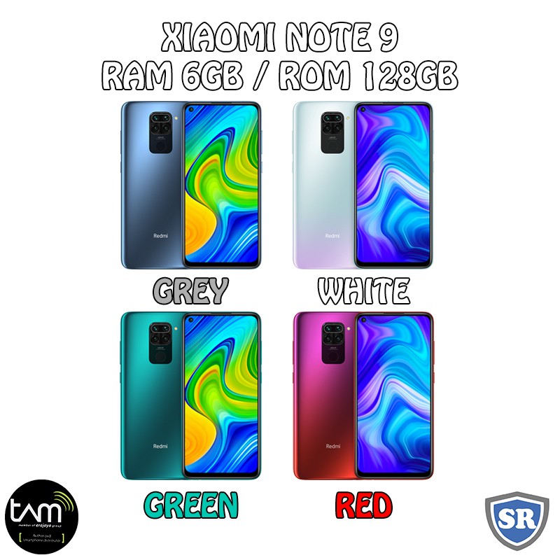Xiaomi Redmi Note 9 - 6GB 128GB (6/128) - Baru BNIB - Original Resmi TAM