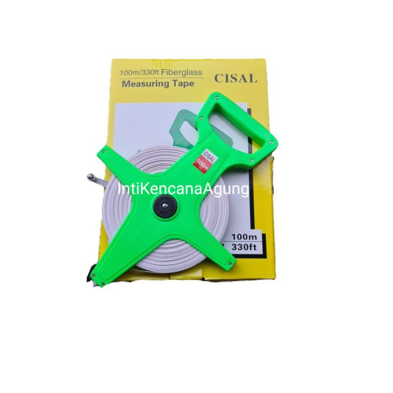 METERAN TANCAP 100 METER METERAN PENGUKUR TANAH ALAT UKUR BANGUNAN PENGUKUR BANGUNAN