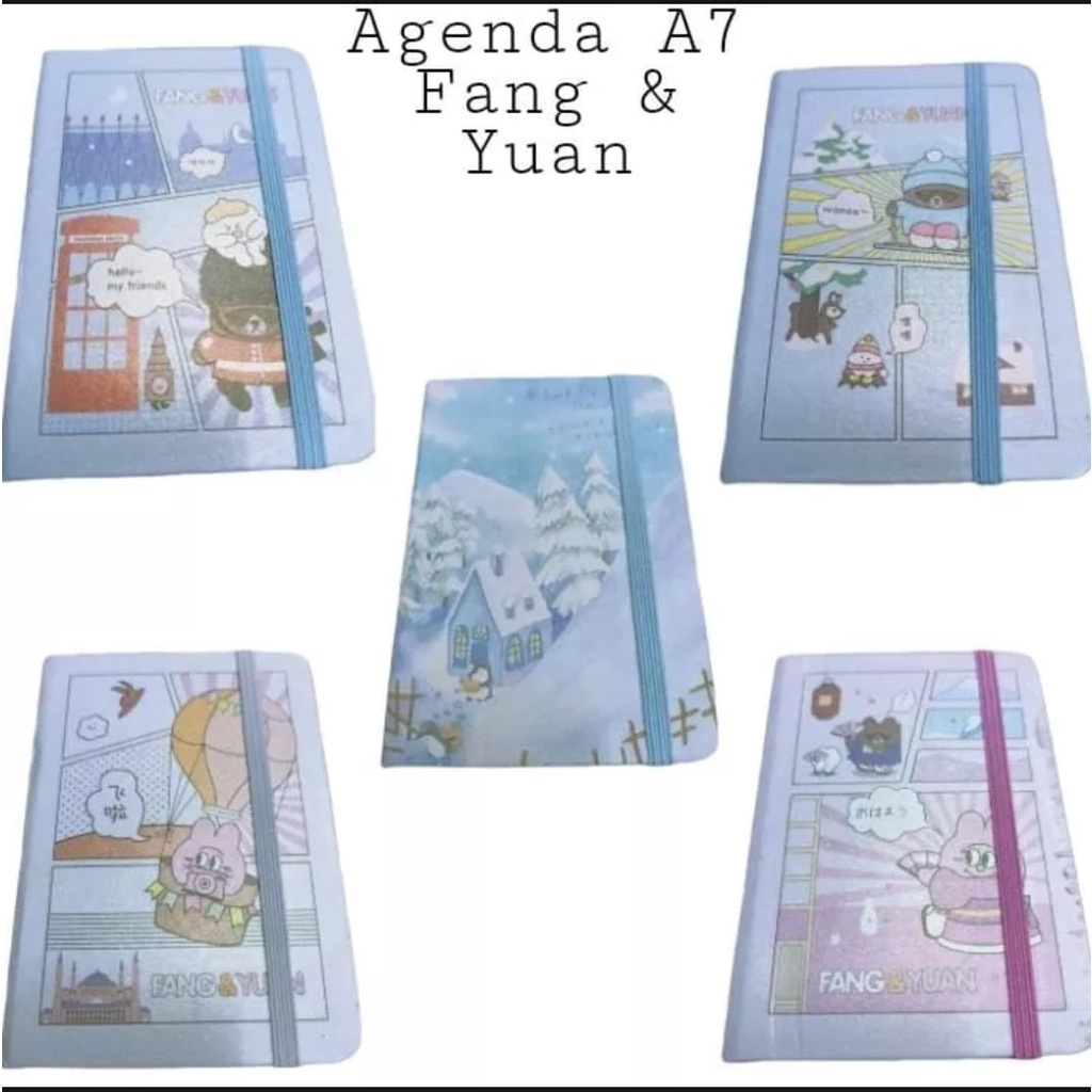 

CS - AGENDA TALI A7 / NOTEBOOK / BUKU CATATAN FANCY / BUKU DIARY MOTIF FANG & YUAN