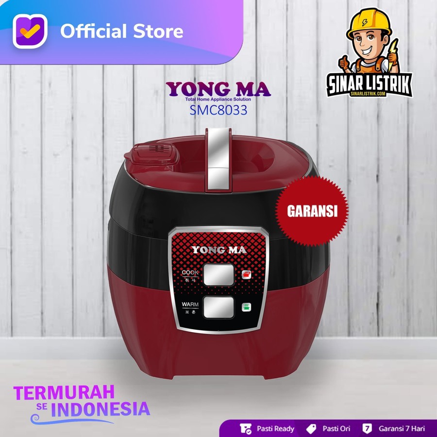 MAGIC COM YONGMA SMC 8033 YONG MA SMC8033 MAGICCOM Rice Cooker