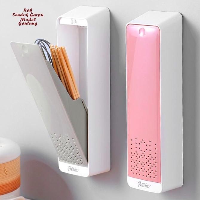Rak Sendok Garpu Model Gantung, tempat sendok garpu sumpit