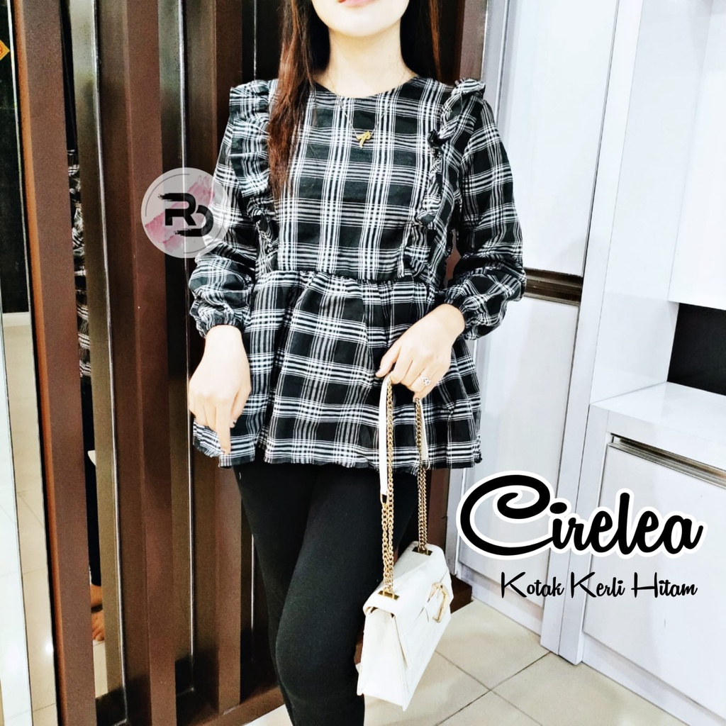RD FASHION CIRELEA BLOUSE - BLOUSE MUTHIA FIT TO L-KERLI HITAM