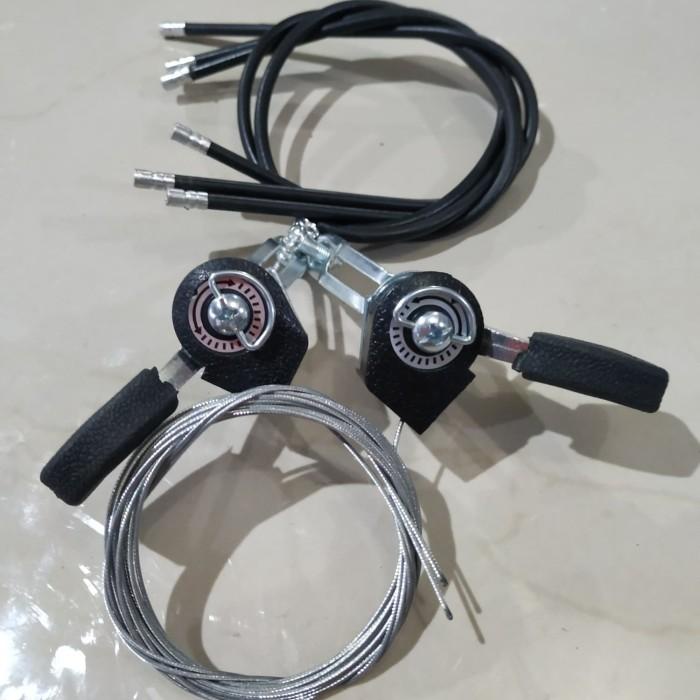 Part Operan Gigi Shifter Sepeda Mtb Federal 6 7 Speed Model Jempol