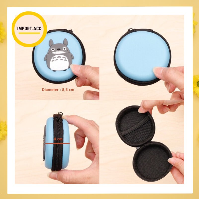 (RANDOM) Dompet Headset Karakter /Dompet Koin Karakter/ Dompet Earphone Karakter bulat