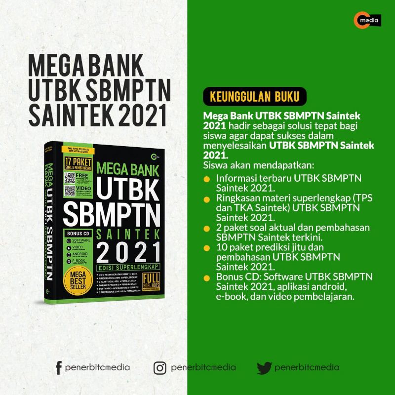 Mega Bank Utbk Sbmptn Saintek Soshum 2021 Shopee Indonesia