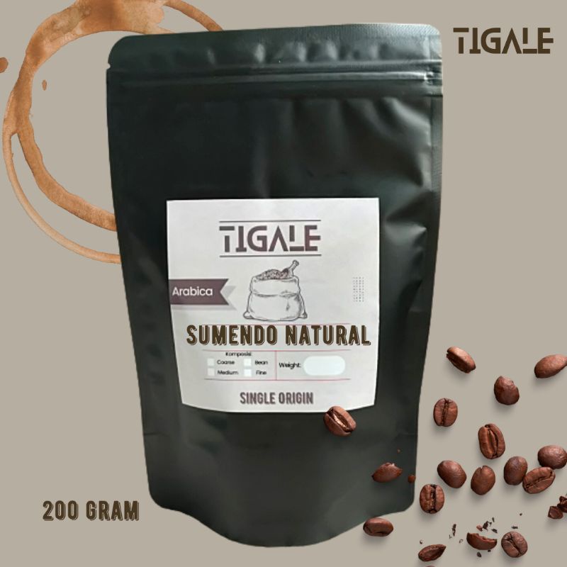 

TIGALE - KOPI ARABIKA SUMENDO NATURAL 200G