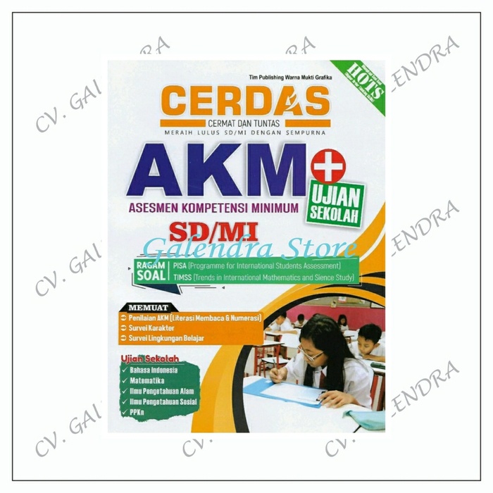 Cerdas AKM + Ujian Sekolah Kelas 5-6 SD/MI