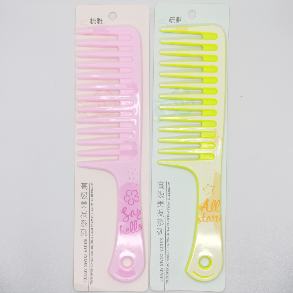 Sisir Jarang Besar Premium Murah Model Miniso Jepang Sisir Rambut Keriting Sisir Ikal