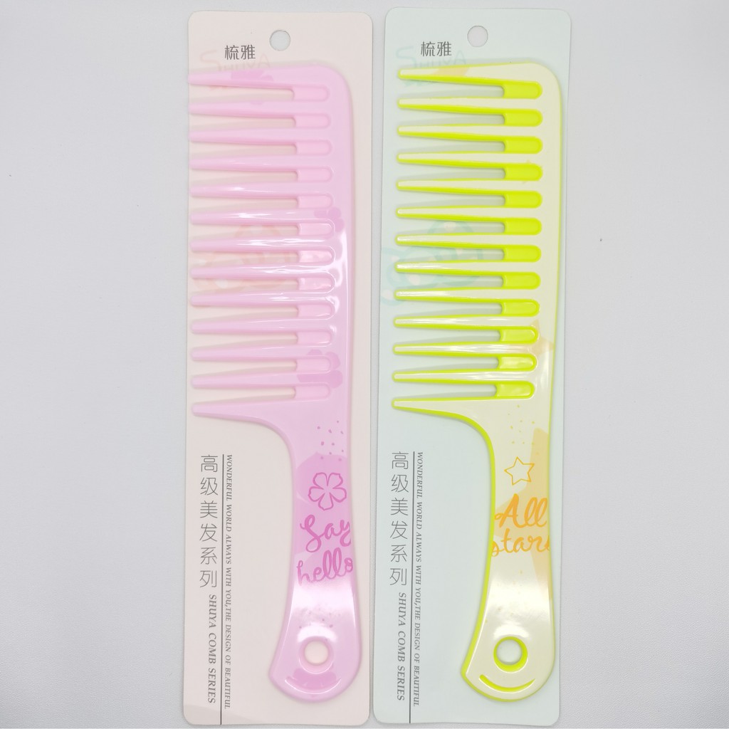 Sisir Jarang Besar Premium Murah Model Miniso Jepang Sisir Rambut Keriting Sisir Ikal