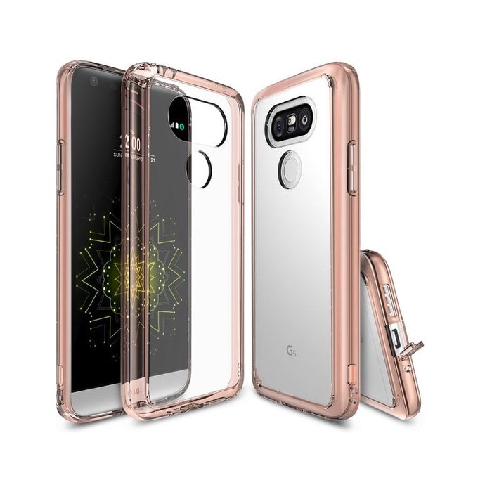 Aksesoris Hape-RINGKE FUSION LG G4 G5 se dual soft case transparant casing hard cover