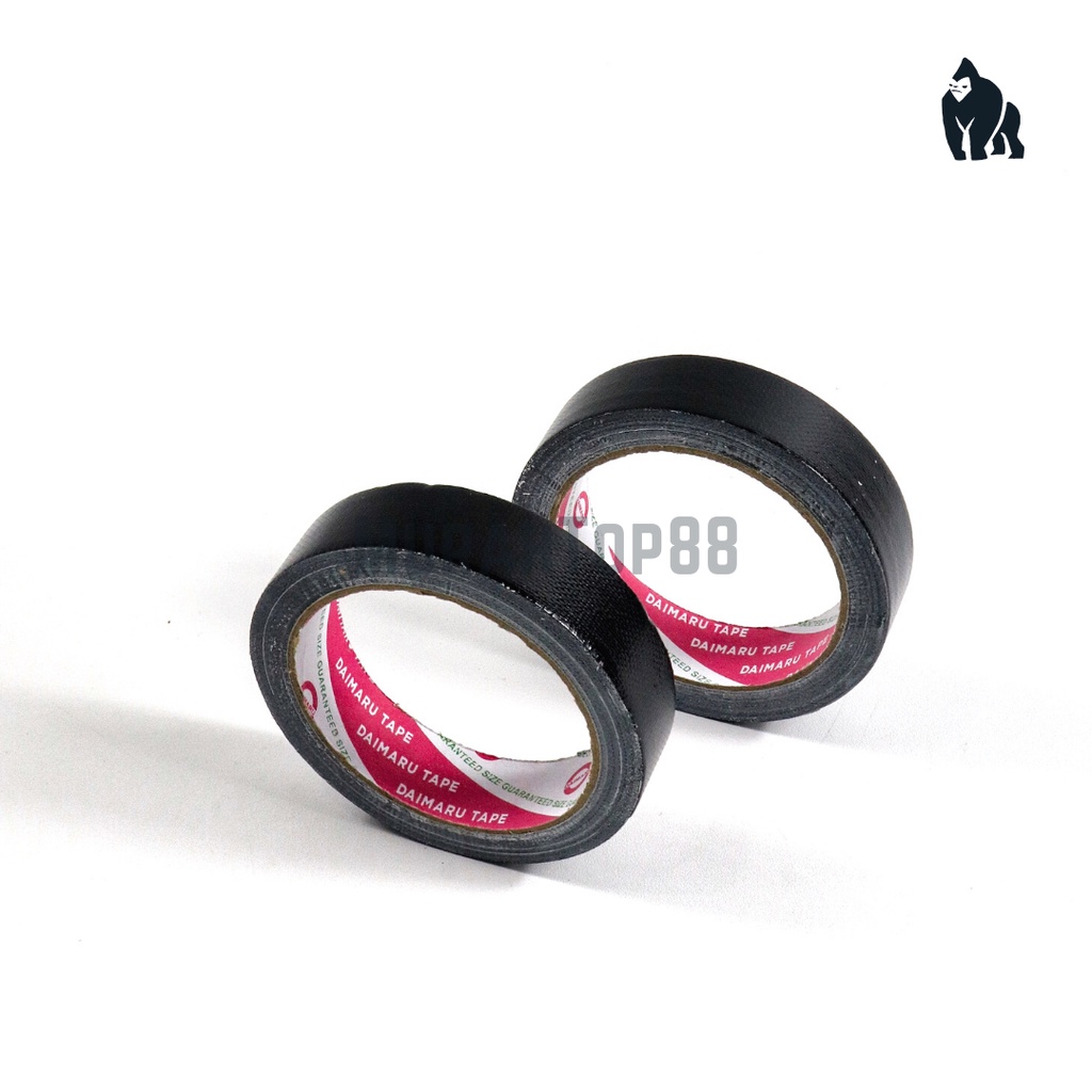 

Lakban Kain Hitam 1 Inch / Daimaru Cloth Tape Sedang [24 MM x 12 METER]