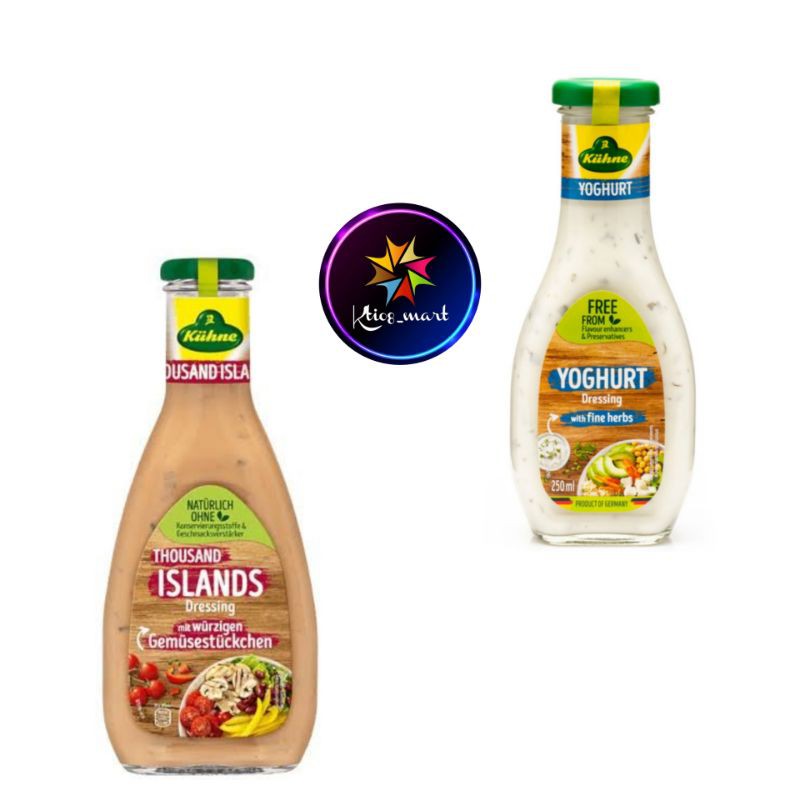 

Kuhne Thousand Island/Yoghurt Sauce Dressing 250ml/Import