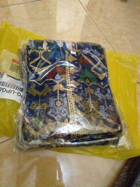 Sarimbit/ Couple Batik Rok N Blus Wanita Span Panjang Mentari Prodo Biru