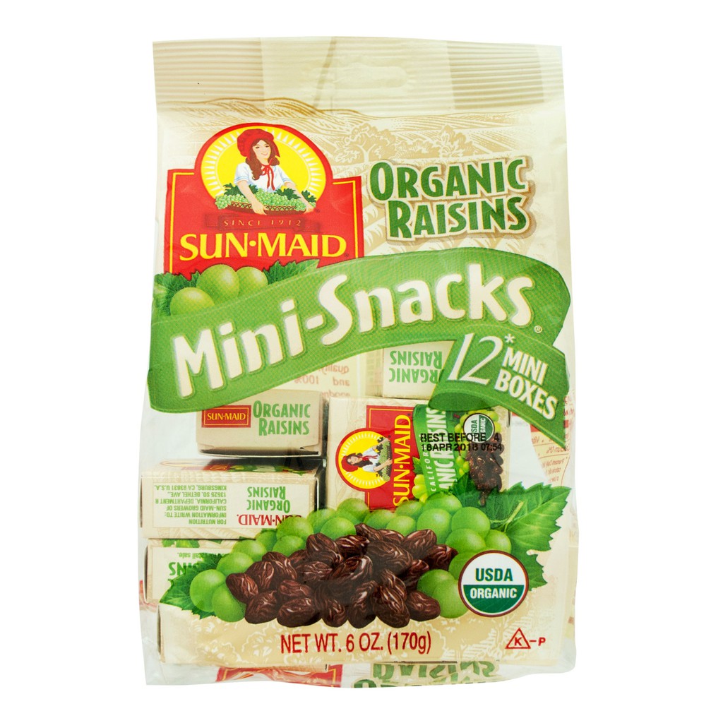 

Sun-Maid Organic Raisins - Mini-Snacks