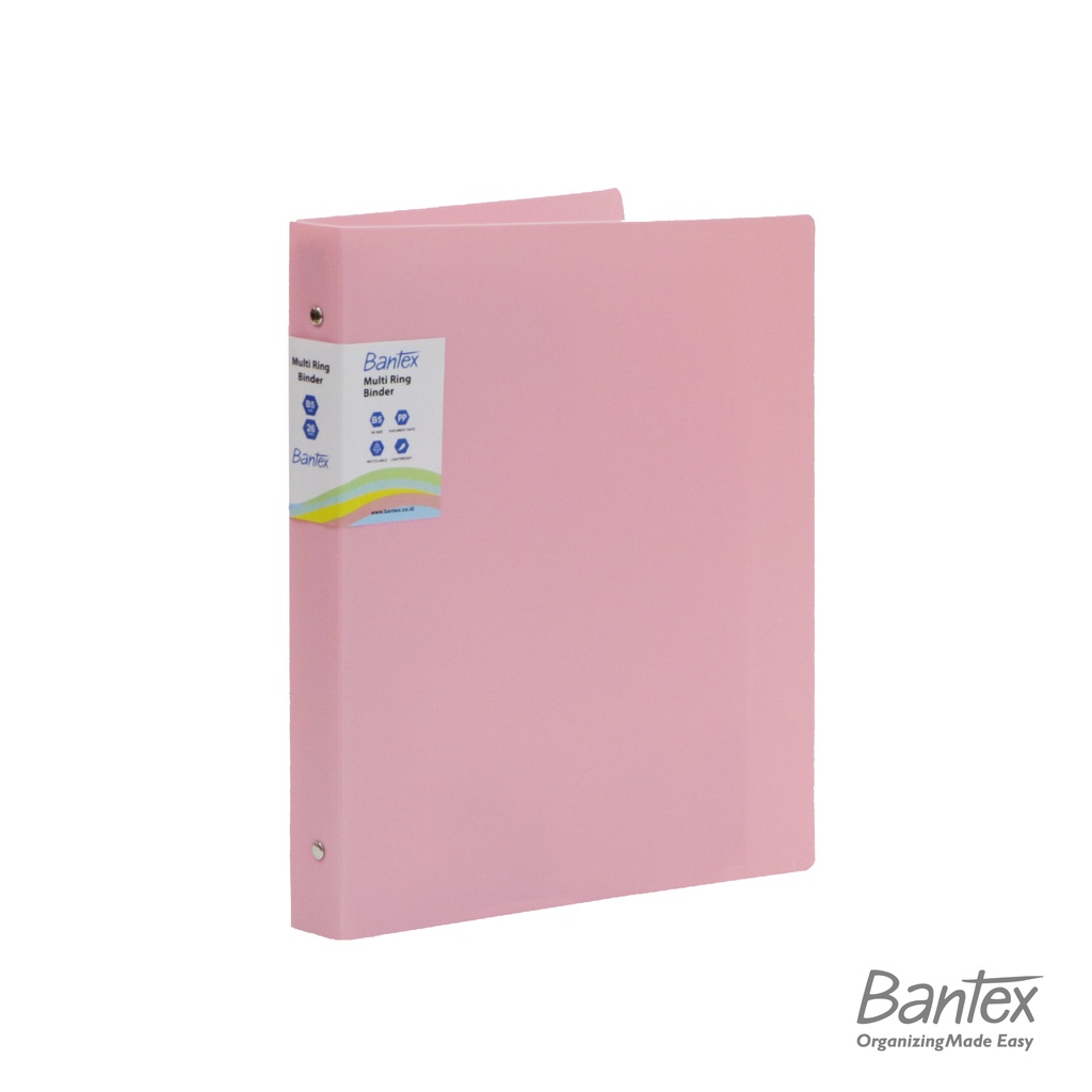 

[Zada] Bantex B5 Trendy Multi Ring Binder 26 Hole Musky Pink 3126 74